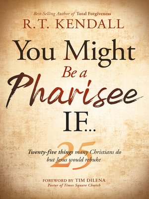 cover image of You Might Be a Pharisee If...